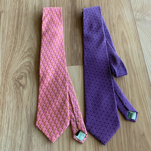 2 Bird Dog Bay Ties- 100% Silk